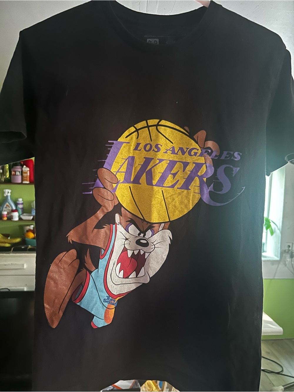 Los Angeles Lakers Taz Kids Graphic Tee - Black